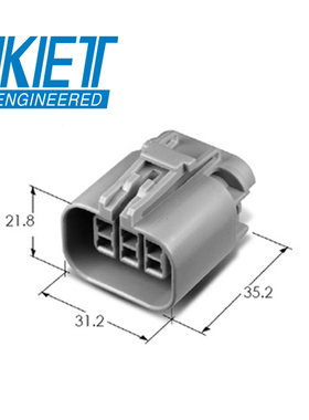 千金供应MG640515-4塑壳接插件KET连接器现货