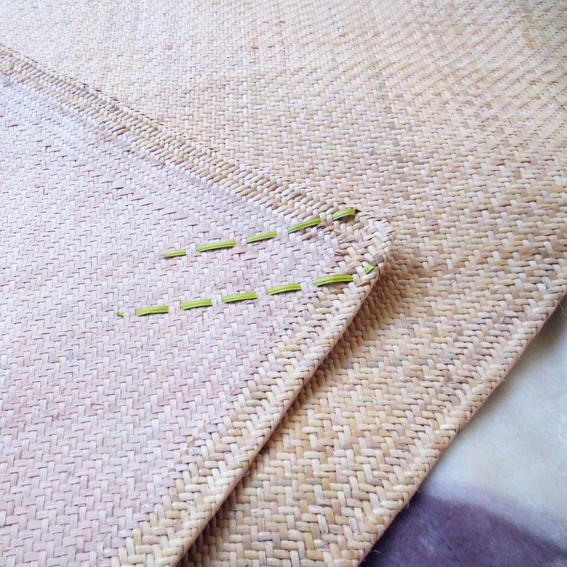정통 순수 천연 수제 등나무 매트 인도네시아 순수 두꺼운 특수 흰색 녹색 야생 1.8M1.5M2 실제 등나무 매트