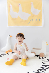 儿童摄影服装小鸭道具宝宝百天周岁照主题影楼婴儿女童艺术照服装