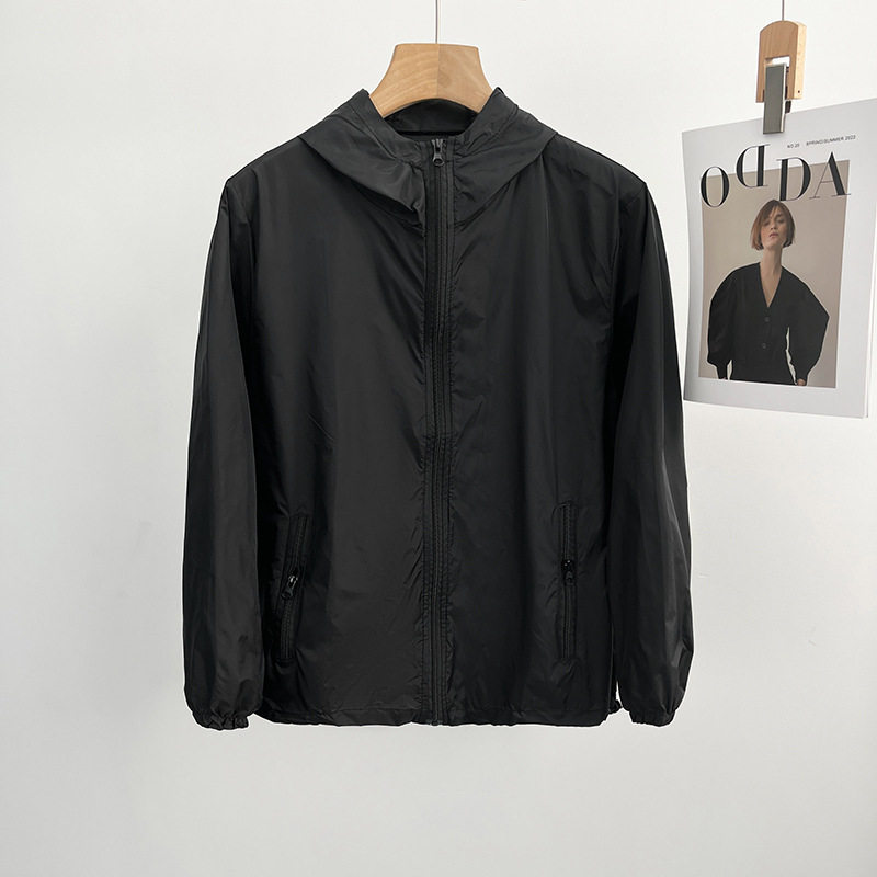 冰丝夏防晒衣男女户外轻薄款防紫外线钓鱼大码沙滩纯色防晒服外套