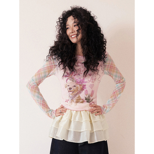 新款 化学少女「雾港之恋」 米白蛋糕显瘦短裙小个子夏季