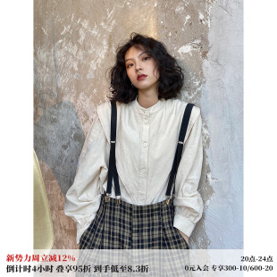 通勤百搭复古港风衬衣 女设计感小众春季 化学少女「巫师衬衫 」衬衫
