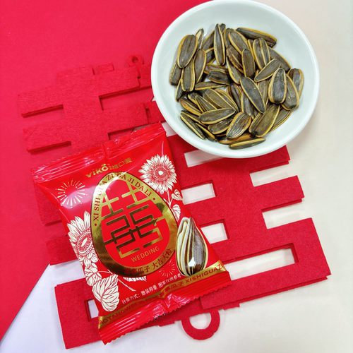 VIKOI唯口爱焦糖味喜事瓜子红色爆款结婚伴手礼喜糖休闲零食茶点