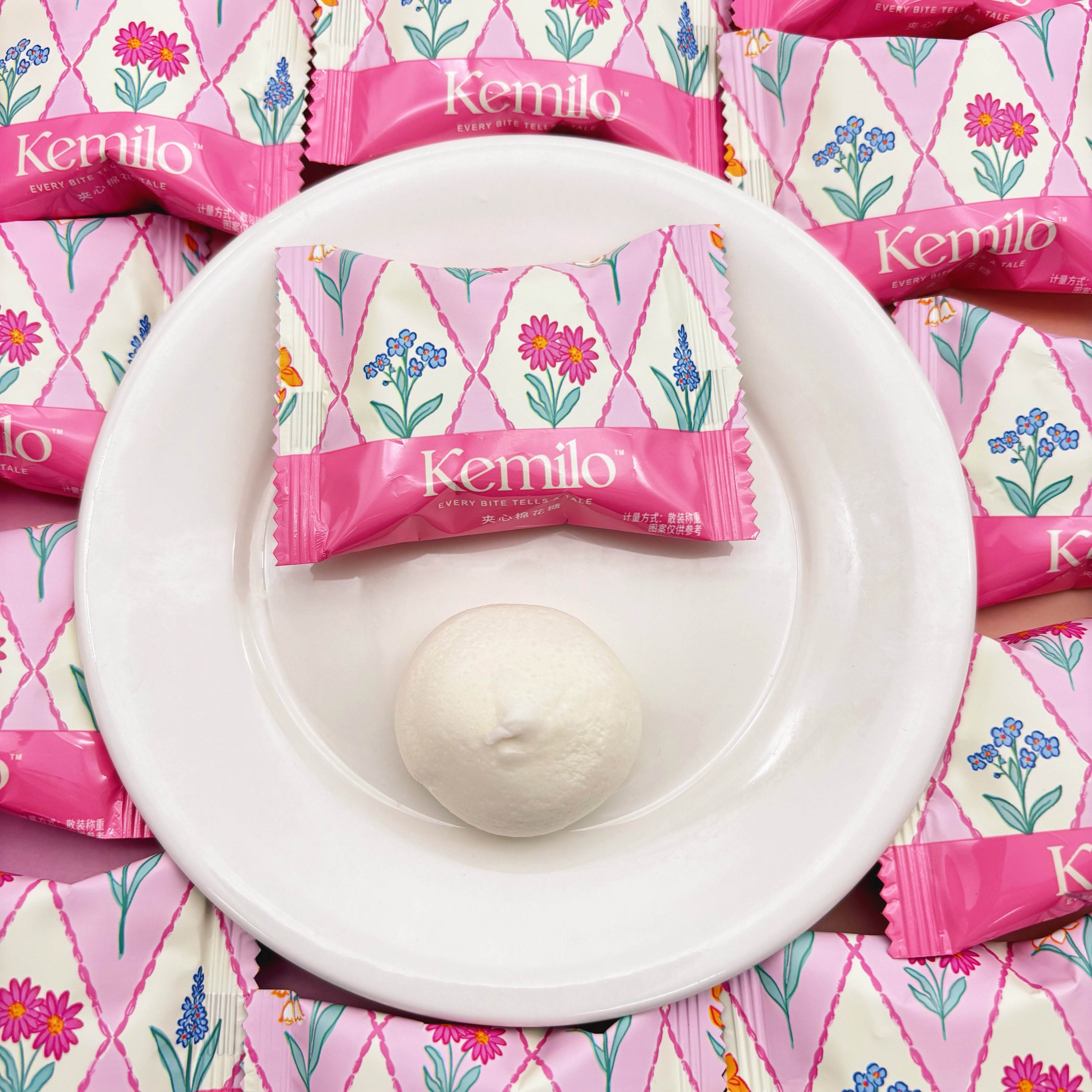 KEMILO可米洛夹心棉花糖爆款创意喜糖高颜值婚糖休闲小零食糖果,零食/坚果/特产,喜糖,淘宝优惠券,粉丝福利购,淘宝优惠卷