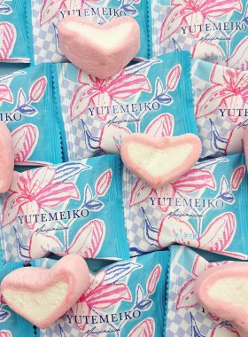 YUTEMEIKO爱心型棉花糖