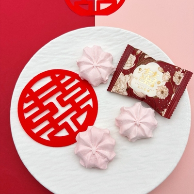 花开喜事棉花糖喜糖结婚高颜值