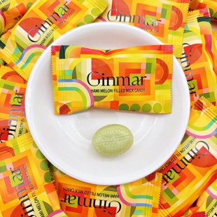 GINMAR金玛哈蜜瓜味夹心硬糖高颜值结婚喜糖婚糖喜庆糖果休闲零食