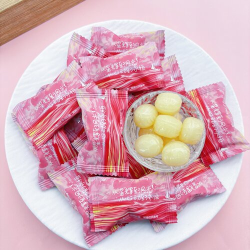 食鼎汇玫瑰荔枝味水果硬糖
