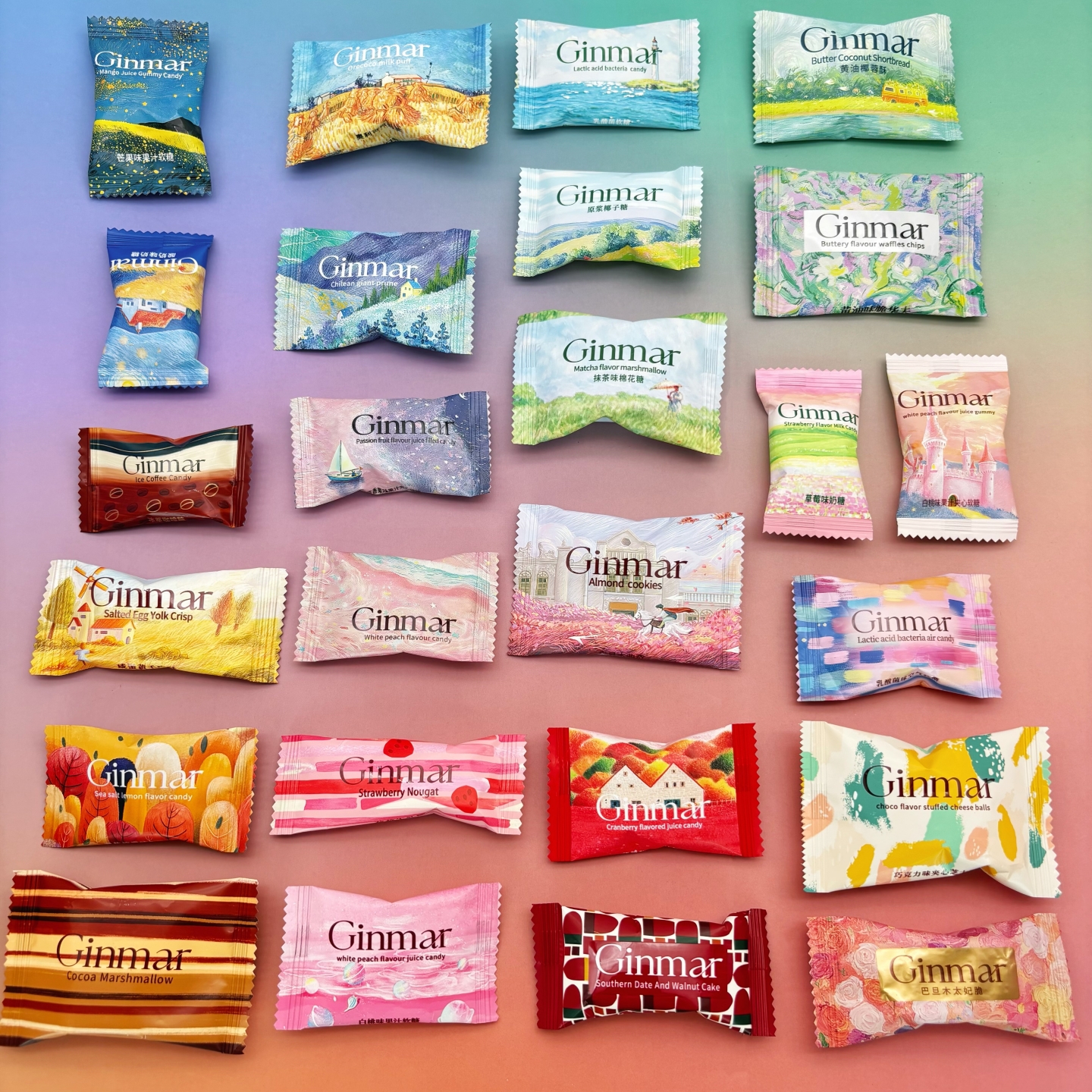 GINMAR金玛全系列混合味糖果