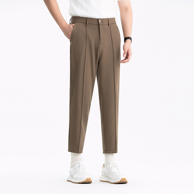 2026春夏九分裤垂感男士免烫新款