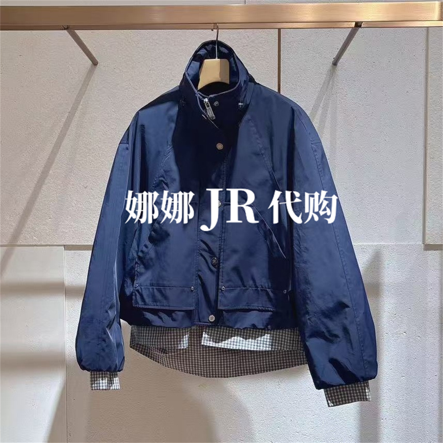 JR2025冬假两件拼接羽绒服短外套