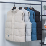 四色七码经典立领加厚羽绒棉马甲男女可穿冬季棉衣外套8086-P50，男装背心/马甲，星座1310