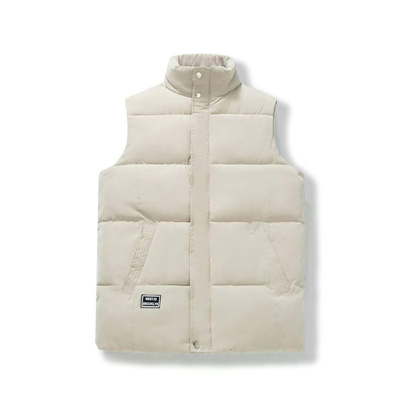 2023冬季新款男日系宽松加厚立领情侣棉服马甲无袖外套8086-P50,男装背心/马甲,星座1310