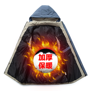 M-5XL秋冬高品质可拆卸帽棉马甲坎肩无袖青少年棉服外套 2201-P50图片