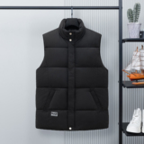 四色七码经典立领加厚羽绒棉马甲男女可穿冬季棉衣外套8086-P50，男装背心/马甲，星座1310