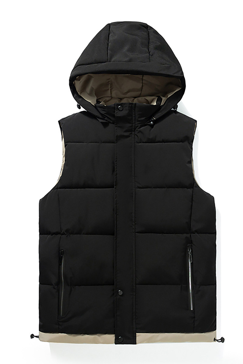现货充足可拆卸帽M-5XL拼色秋冬棉马甲男女可穿XZ1310-2201-P50,男装背心/马甲,星座1310