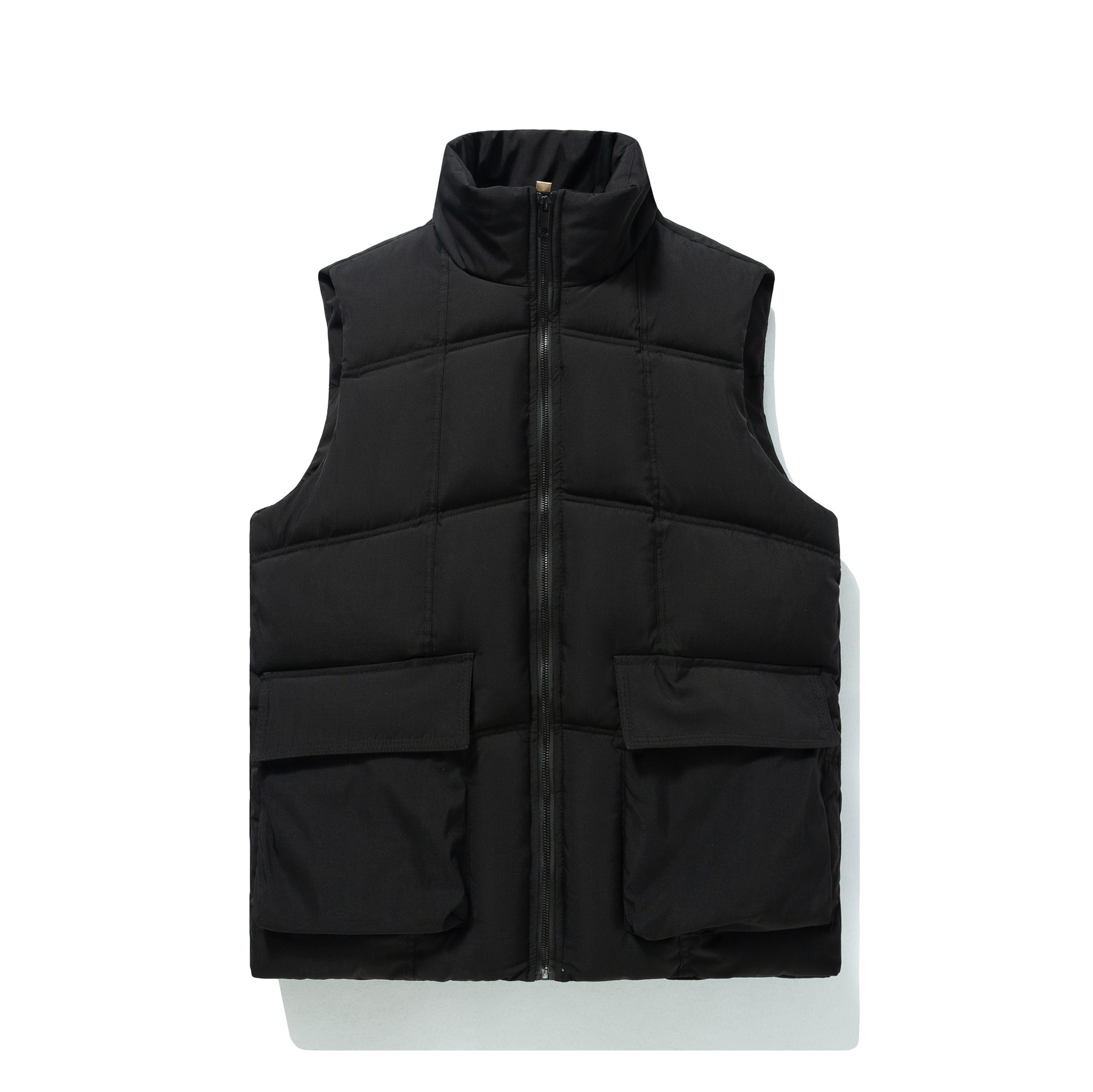 2023秋冬季新款立领加厚羽绒棉马甲男士青年坎肩马夹外套2301-P55，男装背心/马甲，星座1310