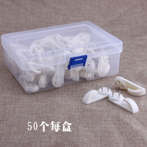 中号钉子画框扣挂钩盒装墙钉照片框相册无痕钉影楼扫把挂墙免打孔