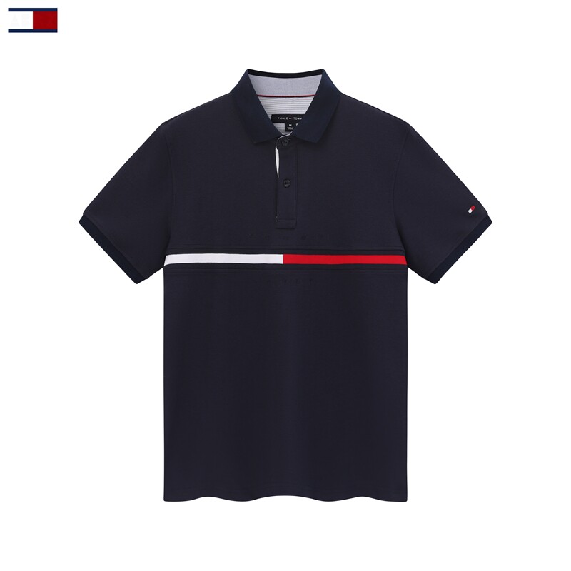 正品PONLE TOMMY汤米男装珠地棉POLO衫翻领T恤休闲商务纯棉半袖男