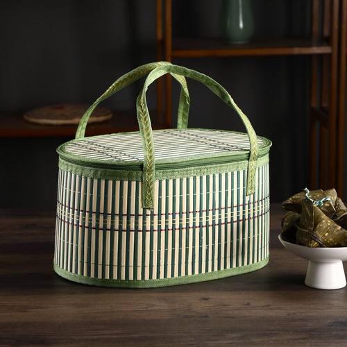 竹篮子粽子篮鸡蛋礼盒大闸蟹月饼