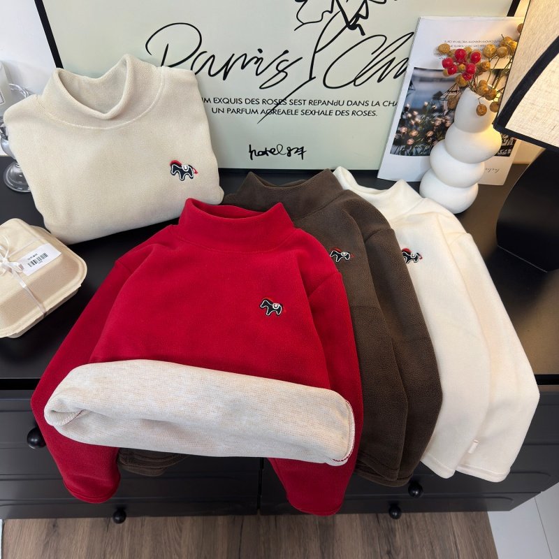 【小李专享】【顾奈】新年限定款 男女儿童半高领打底衫秋冬