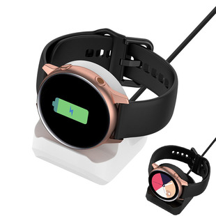 适用三星手表Galaxy watch567硅胶充电支架34classic通用桌面底座