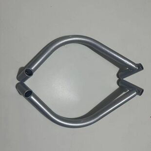 Yadea/雅迪 X5 护杠 原厂正品配件    银色护杠原装