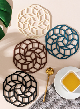 北欧简约ins隔热防烫垫餐桌垫厨房家用创意镂空盘垫杯垫锅垫碗垫