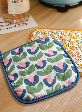 小清新加厚防烫垫隔热垫砂锅垫可挂餐垫锅垫耐热盘垫家居厨房烘焙