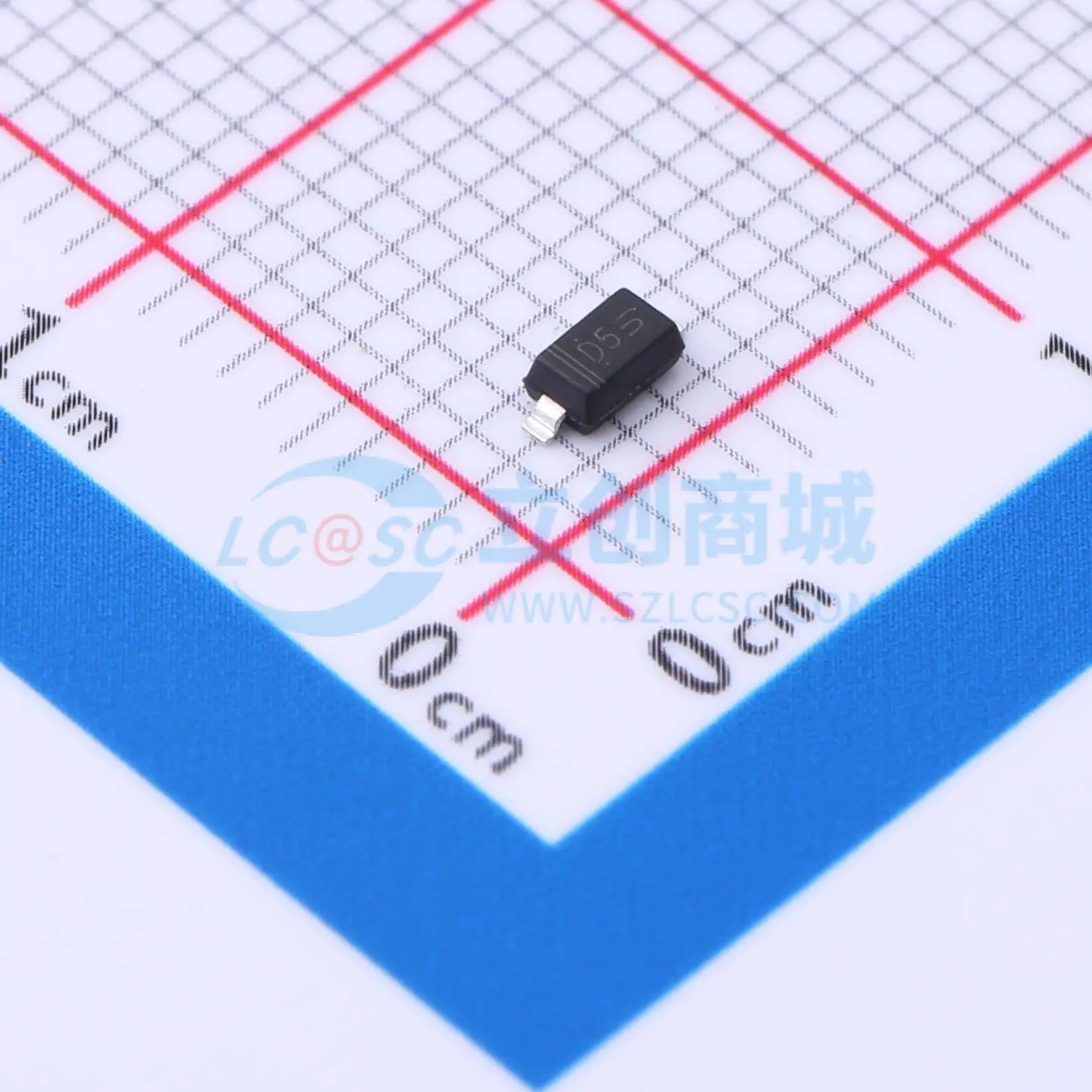 晶导微MM1Z12B 丝印D5 500mW 12V 2% SOD-123封装 贴片稳压二极管