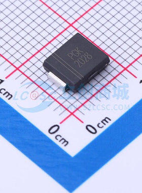 晶导微 SMDJ60A 丝印:PGK 单向 SMC 3000W功率 TVS管 3K/盘