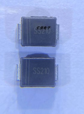 晶导微SS210B丝印SS210 SMB封装 2A电流100V耐压贴片肖特基二极管