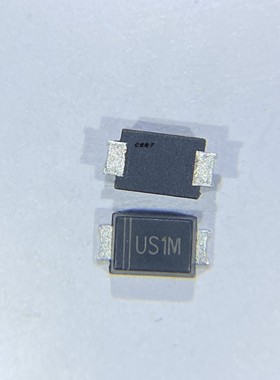 晶导微US1MF丝印US1M SMAF薄封装 1A电流1000V耐压超快恢复二极管