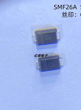 晶导微SMF26A丝印CE 26V单向200W TVS管瞬态抑制二极管 SOD-123FL