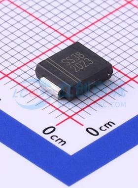 晶导微SS38C 丝印SS38 肖特基二极管 3A80V 贴片SMC DO-214AB封装