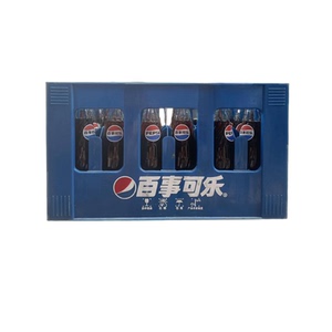 200ml*24瓶/件百事可乐七喜美年达玻璃瓶装碳酸饮料整箱带框发货