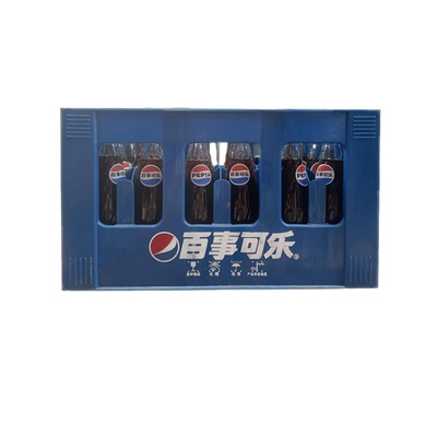 200ml*24瓶/件百事可乐七喜美年达玻璃瓶装碳酸饮料整箱带框发货