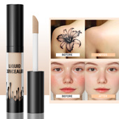 Hellokiss遮盖黑眼圈痘印斑点遮瑕 自然不易脱妆四色纹身遮瑕液