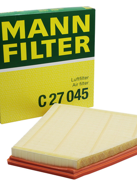 宝马新3系320Li 330Li/GT 125 220 420i B48曼牌空气滤芯格C27045