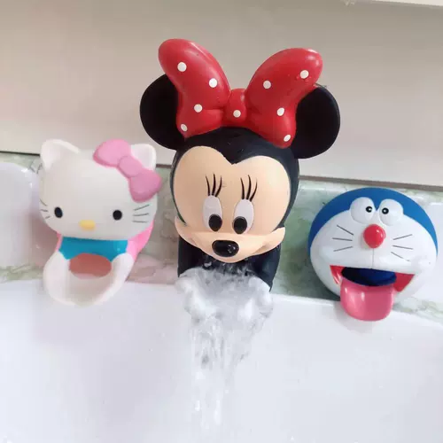 Мультяшный слюнявчик, милый детский силиконовый водонепроницаемый длинный удлинитель крана