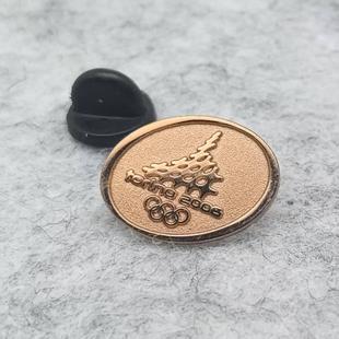 2006年都灵冬奥会徽章 圆形会徽 椭圆形会徽 方形徽章美国奥委会