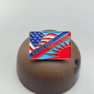 星条旗徽章 美国地形徽章 9月11日丝带徽章