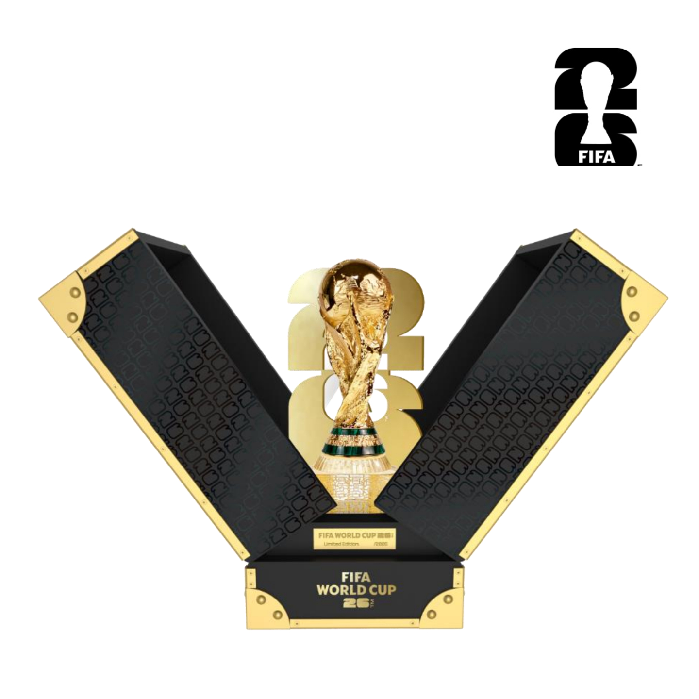 2026年美加墨世界杯FIFA限量版15厘米大力神金杯摆件上海经销商