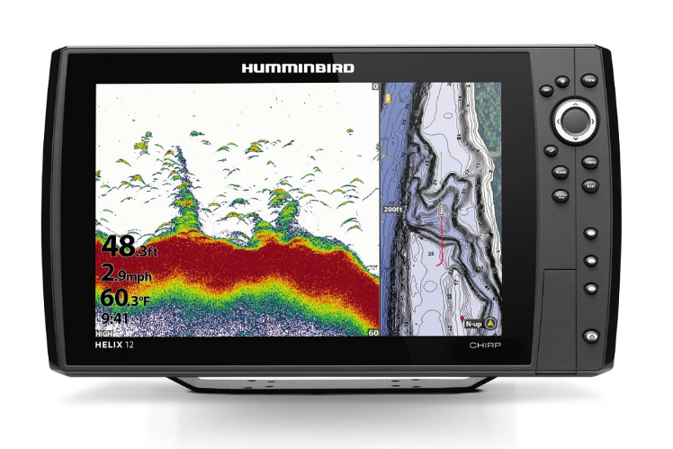 蜂鸟探鱼器HELIX12双频谱CHIRP