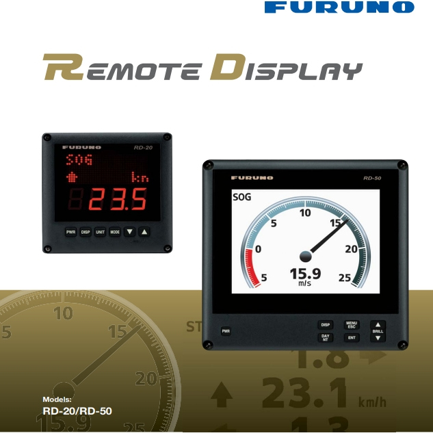 FURUNO古野8.4英寸彩色LCD远程航行数据显示器RD50