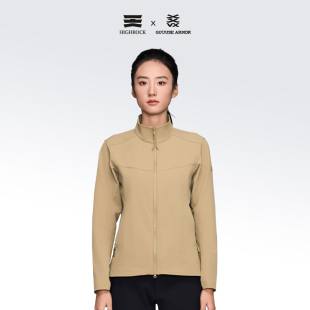 软壳衣防风户外立领夹克G657女款 HIGHROCK 天石鹅铠甲26新款