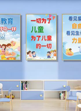 幼儿园墙面装饰走廊画辅导培训