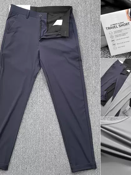 American High-End Golf Dry Stretch Men's Slim Casual Pants Spring and Summer Outdoor Sports Thin Long Pants Trendy