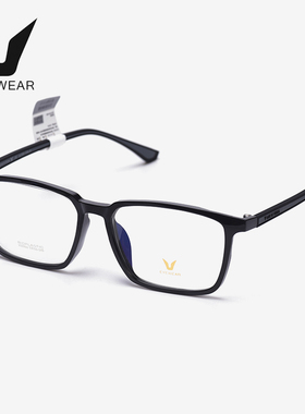 V牌经典板材全框近视眼镜架男女款韩版复古镜框方框小脸型V2336U