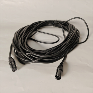 舞台灯光LED帕灯洗墙灯摇头光束灯光三芯焊接卡侬头DMX512信号线